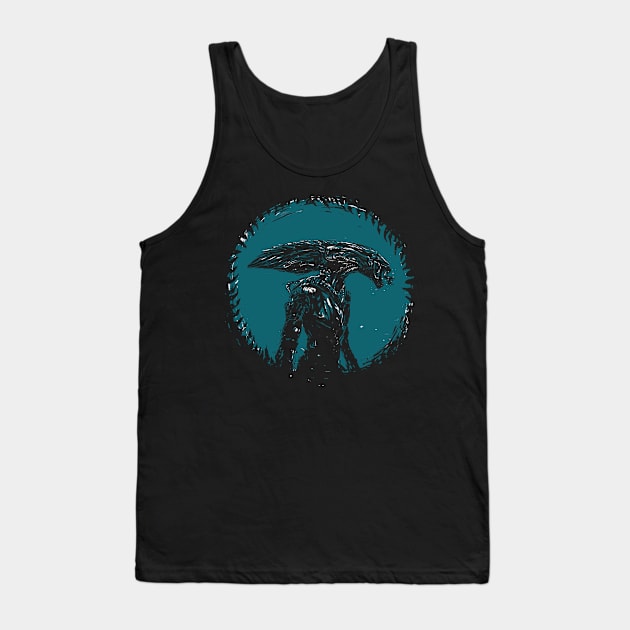 The monster from outerspace Tank Top by kharmazero